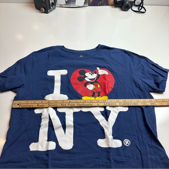 Disney Mickey Mouse I Love NY Kids T-Shirt - Navy - Picture 5 of 6